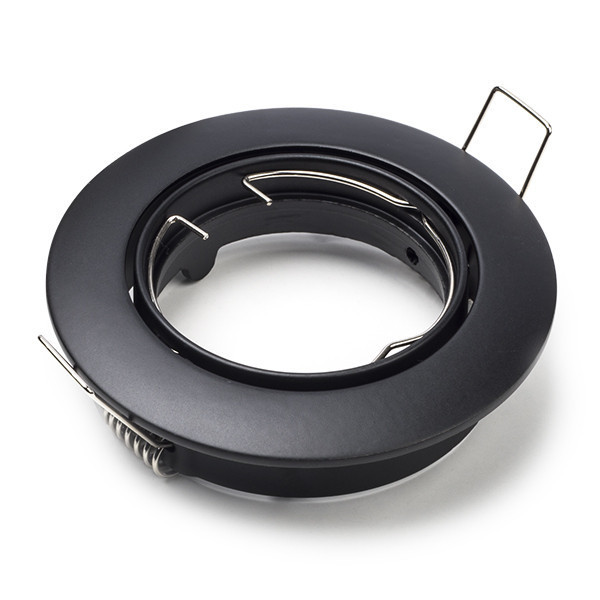 Χωνευτό Φωτιστικό Λάμπα LED Στρογγυλό 123led GU10 84mm Black LDR08001 - 1