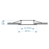 Χωνευτό Φωτιστικό Λάμπα LED Στρογγυλό 123led GU10 84mm Nickel Silver LDR08002 - 5