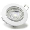 Χωνευτό Φωτιστικό Λάμπα LED Στρογγυλό 123led GU10 84mm White LDR08000 - 2