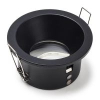 Χωνευτό Φωτιστικό Λάμπα LED Στρογγυλό 123led GU10 85mm IP65 Black LDR08021