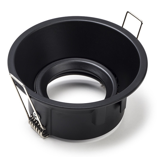 Χωνευτό Φωτιστικό Λάμπα LED Στρογγυλό 123led GU10 93mm Black LDR08007 - 1