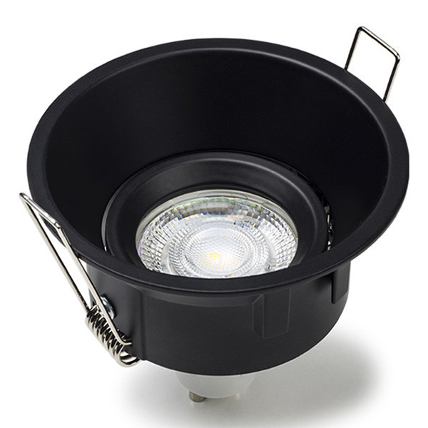 Χωνευτό Φωτιστικό Λάμπα LED Στρογγυλό 123led GU10 93mm Black LDR08007 - 2