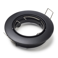 Χωνευτό Φωτιστικό Σποτ Στρογγυλό 123led GU10 84mm Black LDR08001