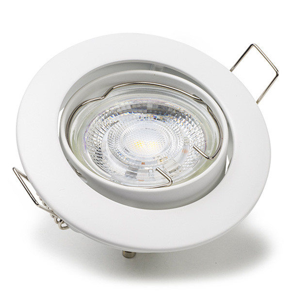 Χωνευτό Φωτιστικό Σποτ Στρογγυλό 123led GU10 84mm White LDR08000 - 2