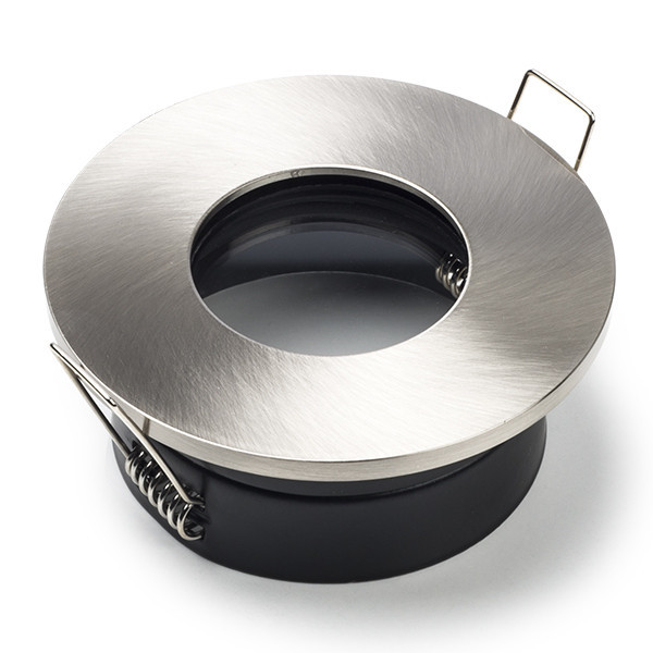 Χωνευτό Φωτιστικό Σποτ Στρογγυλό 123led GU10 IP65 83mm Nickel Silver LDR08016 - 1