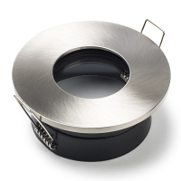 Χωνευτό Φωτιστικό Σποτ Στρογγυλό 123led GU10 IP65 83mm Nickel Silver LDR08016