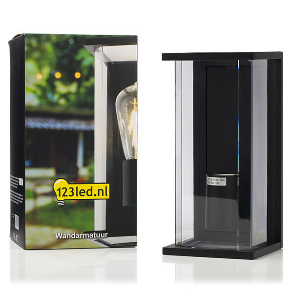 123led μαύρο επιτοίχιο φωτιστικό Brooklyn | Κατάλληλο για 1 x E27 LDR08529 - 2