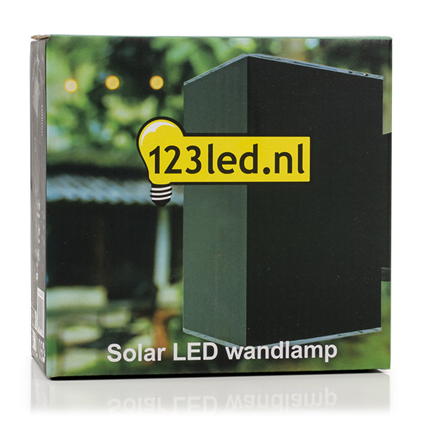 123led μαύρο ηλιακό φωτιστικό τοίχου Oxford με δυνατότητα ανύψωσης και καθόδου LDR08532 - 6
