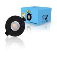123led μαύρο χωνευτό φωτιστικό Dimmable, Ø 68mm (5,5W) | 2000-2700K LDR01974