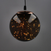 123 λάμπα LED Χριστουγεννιάτικη Ø 18 cm εξαιρετικά ζεστό λευκό & ζεστό λευκό 80 λαμπάκια καπνιστό LDR07337 - 1