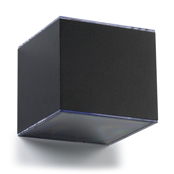 123 led μαύρο ηλιακό φωτιστικό τοίχου Avon με πούπουλα LDR08534 - 4