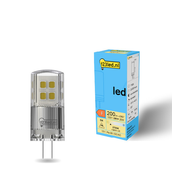 123 led G4 LED με δυνατότητα ρύθμισης έντασης, κάψουλα 2W (20W) LDR01930 - 1