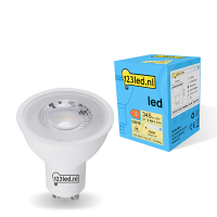123 led GU10 LED γυάλινο σποτ 4.5W (50W) | 2700K LDR01724