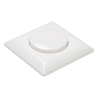 Dimmer για Led 123 led συμπεριλαμβανομένης κεντρικής πλάκας και πλαισίου λευκό LDR07198