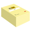 Αυτοκόλλητα Χαρτάκια 3Μ Post-it με γραμμές 100 Φύλλα 102 x 152 mm Yellow 201465 - 1