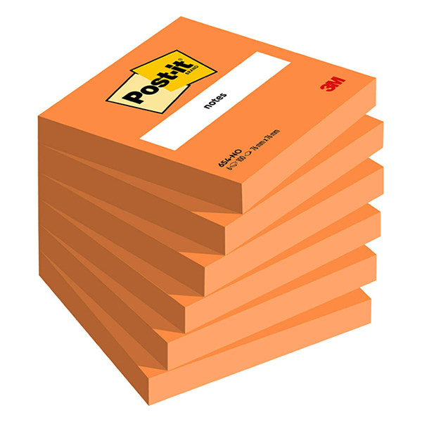 Αυτοκόλλητα Χαρτάκια 3M Post-it 100 Φύλλα 76 x 76 mm Orange 201496 - 1