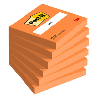Αυτοκόλλητα Χαρτάκια 3M Post-it 100 Φύλλα 76 x 76 mm Orange 201496