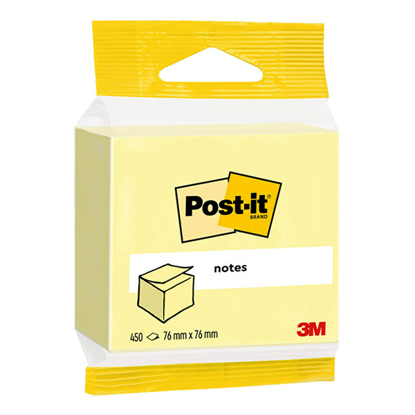 Αυτοκόλλητα Χαρτάκια 3M Post-it 450 Φύλλα 76 x 76 mm Yellow 201455 - 1