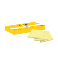 Αυτοκόλλητα Χαρτάκια Post-it 3M 100 φύλλα 38mm x 51mm Yellow (συσκευασία των 3) 201029