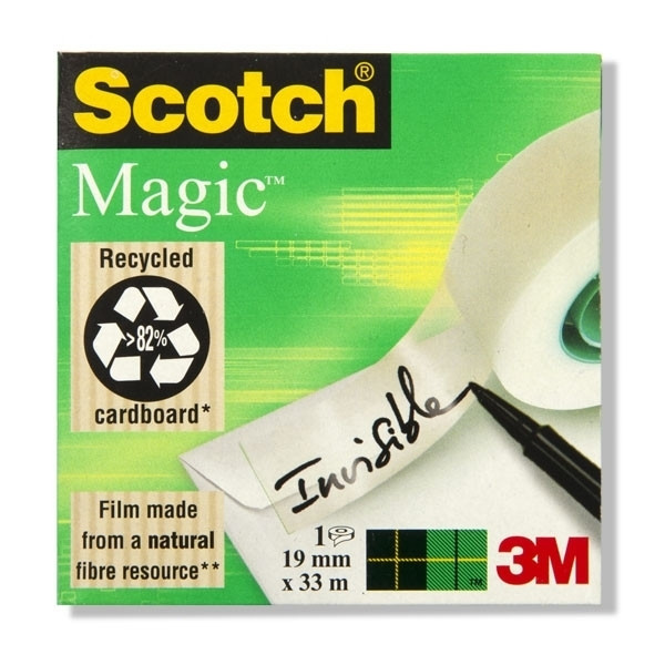 Κόλλητική Ταινία 3M Scotch Magic 19 mm x 33 m 201256 - 1