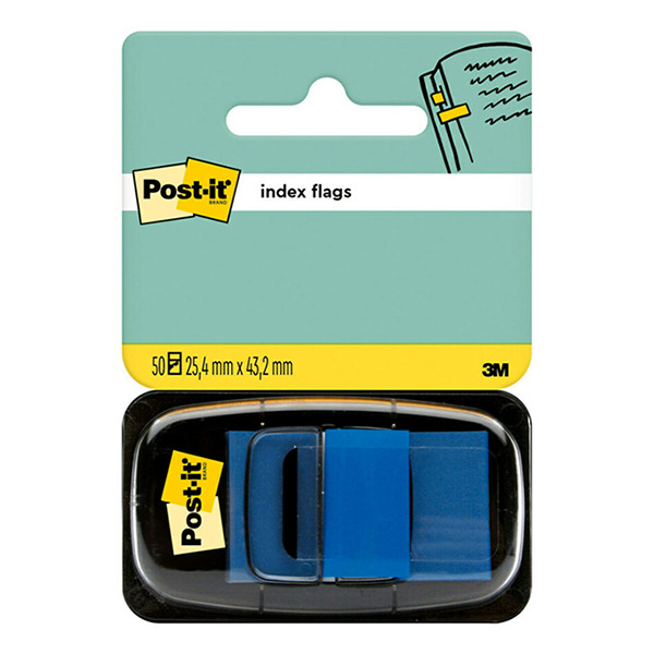 Σελιδοδείκτες 3M Post-it 25,4 x 43,2 mm Blue (50 καρτέλες) 201494 - 1