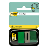 Σελιδοδείκτες 3M Post-it 25,4 x 43,2 mm Green (50 καρτέλες)