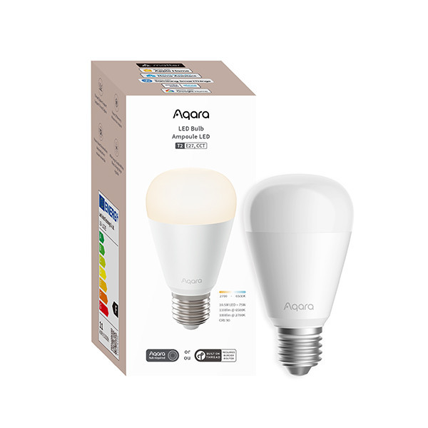 Smart Λάμπα Aqara E27 αχλάδι A60 λευκό (zigbee) LAQ00080 - 1