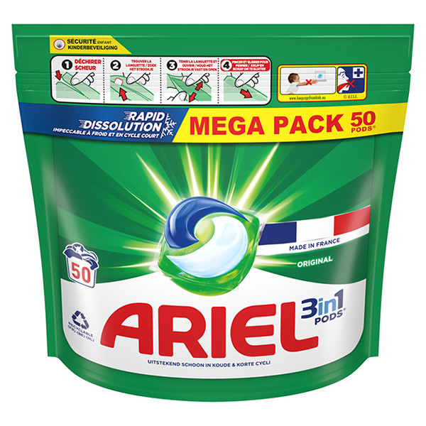 Ariel All-in-one Original απορρυπαντικό ρούχων σε κάψουλες (50 πλύσεις) SAR05230 - 1
