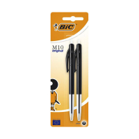 Στυλό BIC M10 Clic μεσαίου μεγέθους μαύρο (2 τεμάχια) 224649