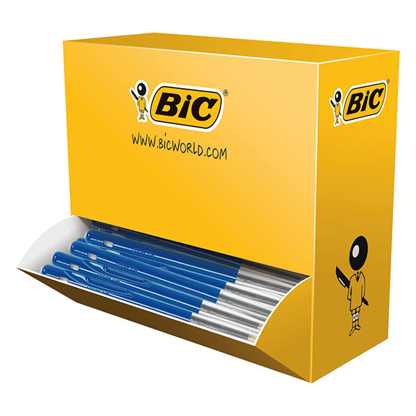 Στυλό BIC M10 Clic μεσαίου μεγέθους μπλε σε συσκευασία αξίας (100 τεμάχια) 224668 - 1