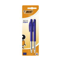 Στυλό BIC M10 Clic μεσαίου μεγέθους μπλε (2 τεμάχια) 224648