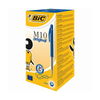 Στυλό BIC M10 Clic μεσαίου μεγέθους μπλε (50 τεμάχια) 224600