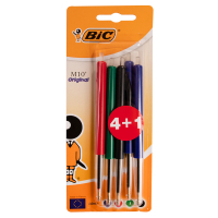 Στυλό BIC M10 Clic μεσαίου μεγέθους, ποικιλία (5 τεμάχια) 224659