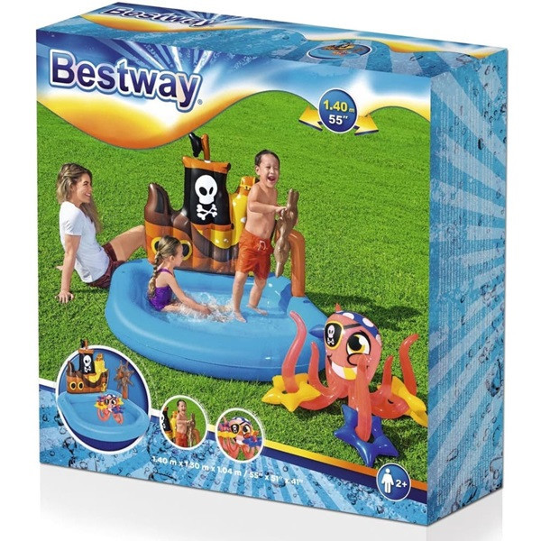 Παιδική Πισίνα Bestway Play Center Boat 140 x 130 x 104 cm K180107400 - 3