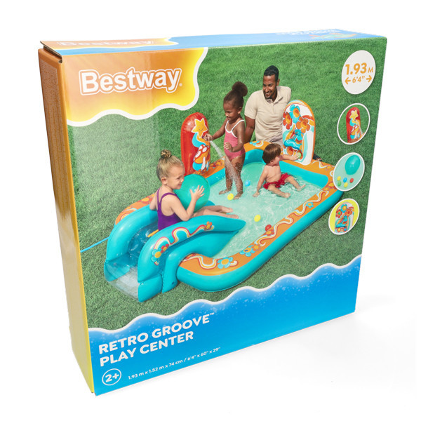 Παιδική Πισίνα Bestway Play Center Retro Groove 193 x 152 x 74 cm K170112226 - 7