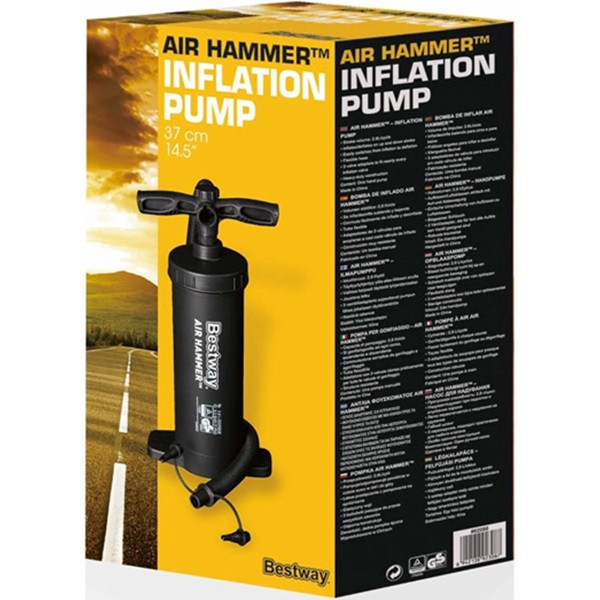Τρόμπα Χειρός 2.8L Bestway 37cm Black K170115352 - 2