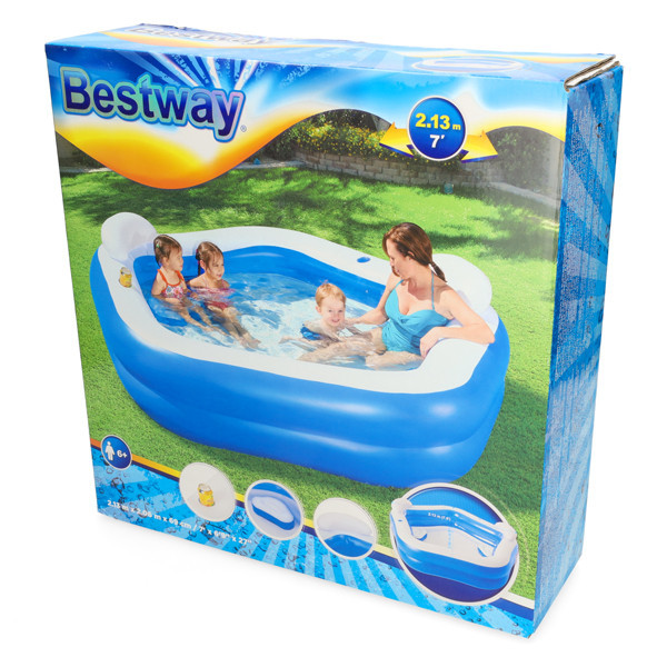 Φουσκωτή Πισίνα Bestway 213 x 207 x 69 cm K180107414 - 7