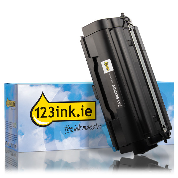Black  Toner εξαιρετικά υψηλής χωρητικότητας Lexmark 55B2X00 (123ink) 038045 - 1