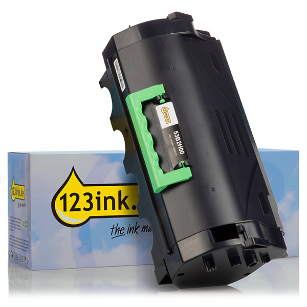 Black  Toner υψηλής χωρητικότητας Lexmark 53B2H00 (123ink) 53B2H00C 037737 - 1