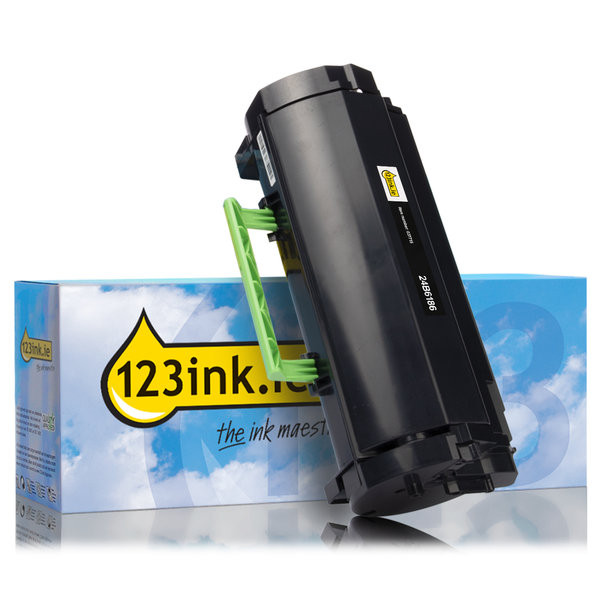 Black Toner Lexmark 24B6186 (123ink) 24B6186C 037715 - 1