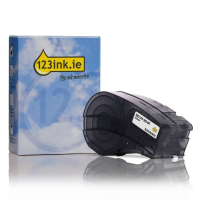 Brady M21-375-595-WT μαύρο σε λευκή ταινία βινυλίου 9,53 mm x 6,40 m (123ink)  147199