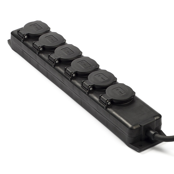 Εξωτερικό Πολύπριζο Brennenstuhl 6 Θέσεων 2m Black K060401123 - 1