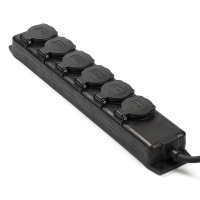 Εξωτερικό Πολύπριζο Brennenstuhl 6 Θέσεων 2m Black K060401123