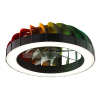 Ανεμιστήρας οροφής με λάμπα LED | Fanora | Ø 46 cm | RGBIC + 2700-6500K | Μαύρο | 30W | Λαμπερό LBR00008 - 1