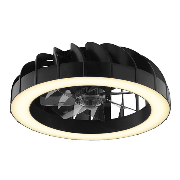 Ανεμιστήρας οροφής με λάμπα LED | Fanora | Ø 46 cm | RGBIC + 2700-6500K | Μαύρο | 30W | Λαμπερό LBR00008 - 2