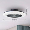 Ανεμιστήρας οροφής με λάμπα LED | Salerno | Ø 48,5 cm | RGBIC + 3000-6500K | Μαύρο | 40W | Λαμπερό LBR00001 - 5