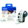 Αυτοκόλλητες Ετικέτες Brother DK-11219 12mm x 12mm Black on White 080720 - 1