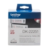 Αυτοκόλλητο Θερμικό Χαρτί Ρολό Brother DK-22251 15,2m x 62mm Red/Black on White