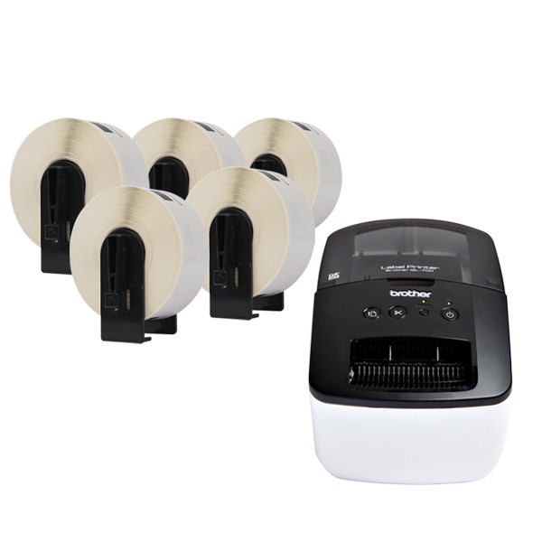Εκτυπωτής Ετικετών Brother QL-700 + 5 ταινίες 089309 - 1