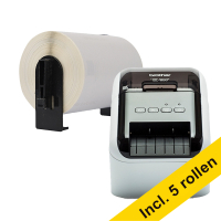 Εκτυπωτής ετικετών Brother QL-800 + 5 ρολά ετικετών διευθύνσεων 833467